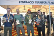 d’esquerra a dreta, Manel Bonilla amb Caramelo, Raul Rodríguez amb Garfield, Cristian Cano amb Llança i Roger Camprubí amb Apolo.