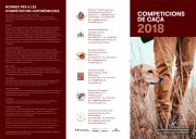 CALENDARI DE COMPETICIONS 2018