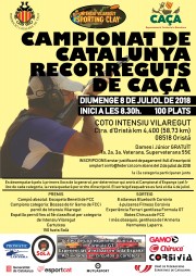 Campionat Catalunya Recorregut Caça 2018