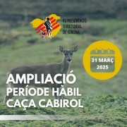 Ampliacio periode hàbil cabirol